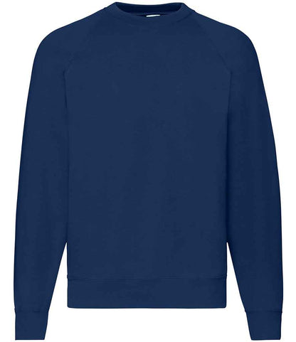 Fruit of the Loom Classic Raglan Sweatshirt - Navy (SS8)