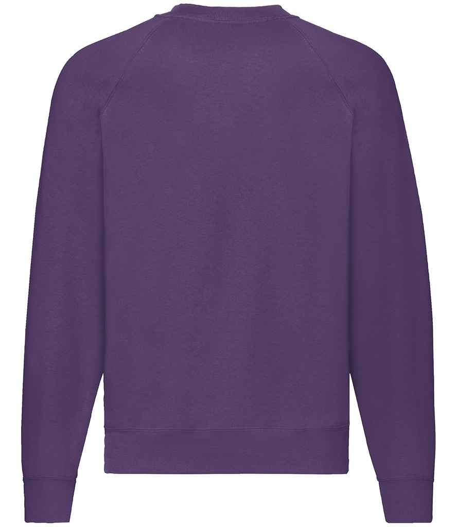 Fruit of the Loom Classic Raglan Sweatshirt - Purple (SS8)