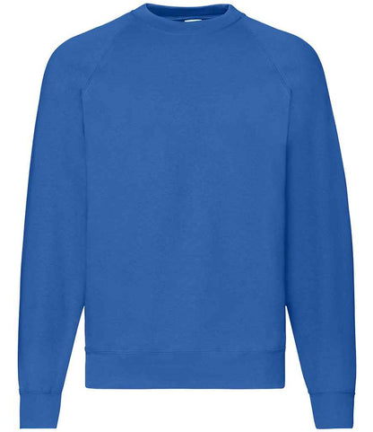 Fruit of the Loom Classic Raglan Sweatshirt - Royal Blue (SS8)