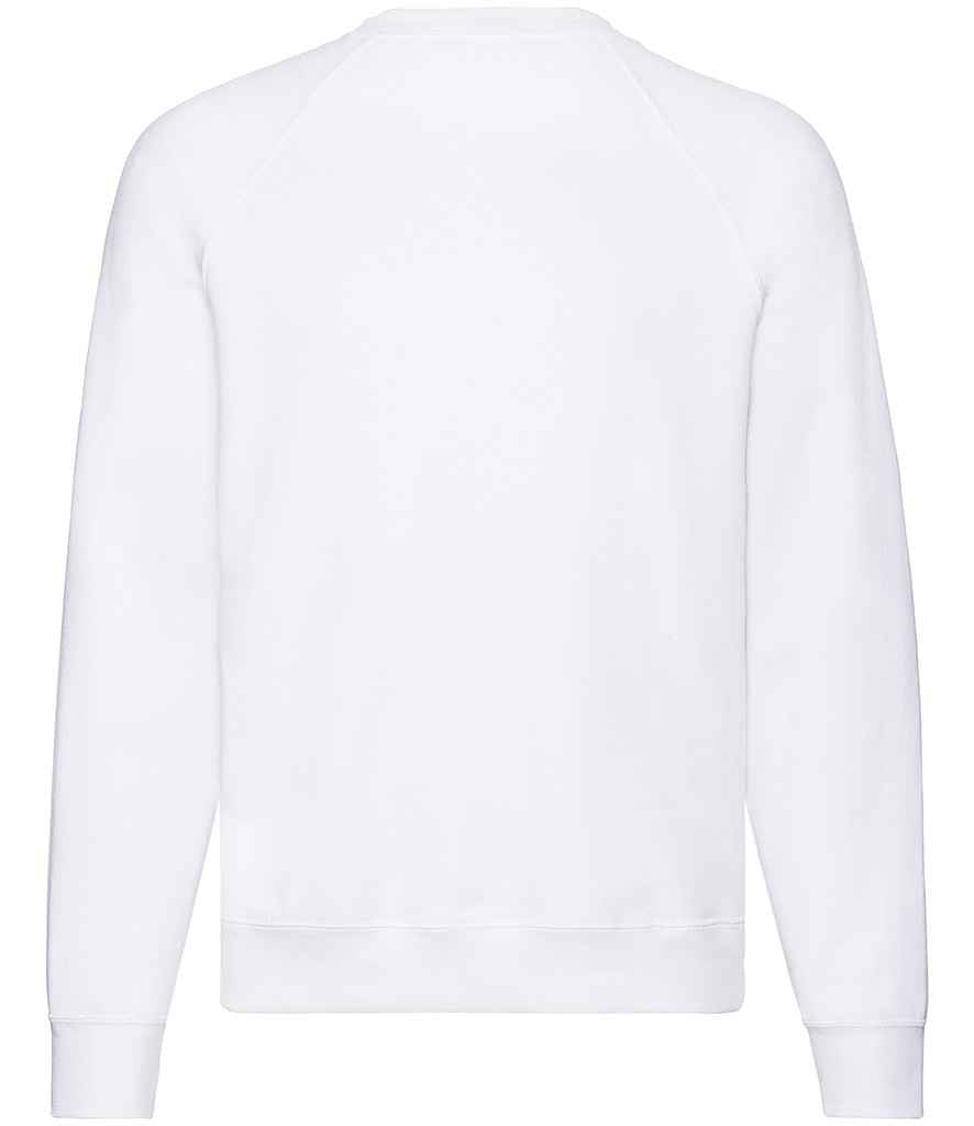 Fruit of the Loom Classic Raglan Sweatshirt - White (SS8)