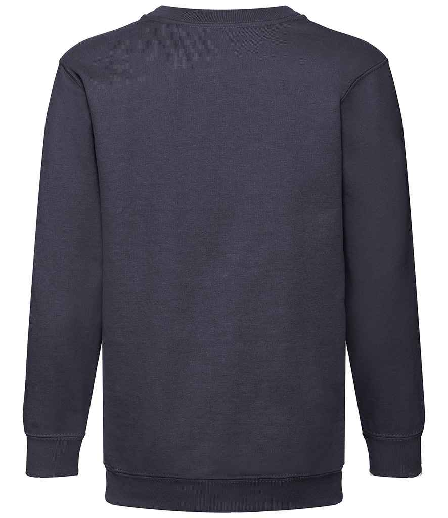 Fruit of the Loom Kids Classic Drop Shoulder Sweatshirt - Deep Navy (SS9B)