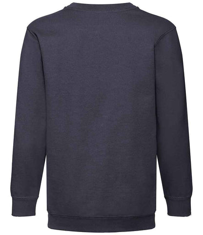 Fruit of the Loom Kids Classic Drop Shoulder Sweatshirt - Deep Navy (SS9B)