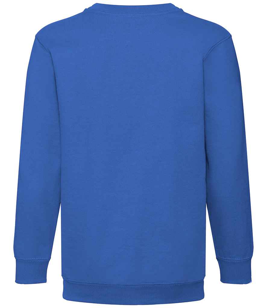 Fruit of the Loom Kids Classic Drop Shoulder Sweatshirt - Royal Blue (SS9B)