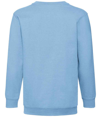 Fruit of the Loom Kids Classic Drop Shoulder Sweatshirt - Sky Blue (SS9B)