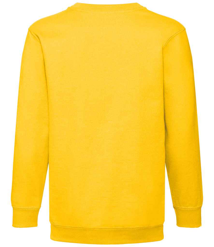 Fruit of the Loom Kids Classic Drop Shoulder Sweatshirt - Sunflower (SS9B)