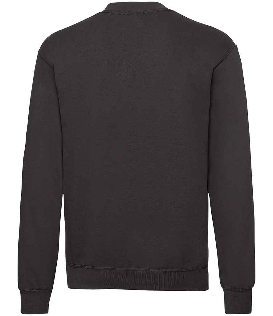 Fruit of the Loom Classic Drop Shoulder Sweatshirt - Black (SS9)
