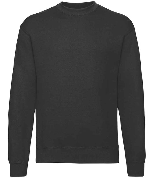 Fruit of the Loom Classic Drop Shoulder Sweatshirt - Black (SS9)