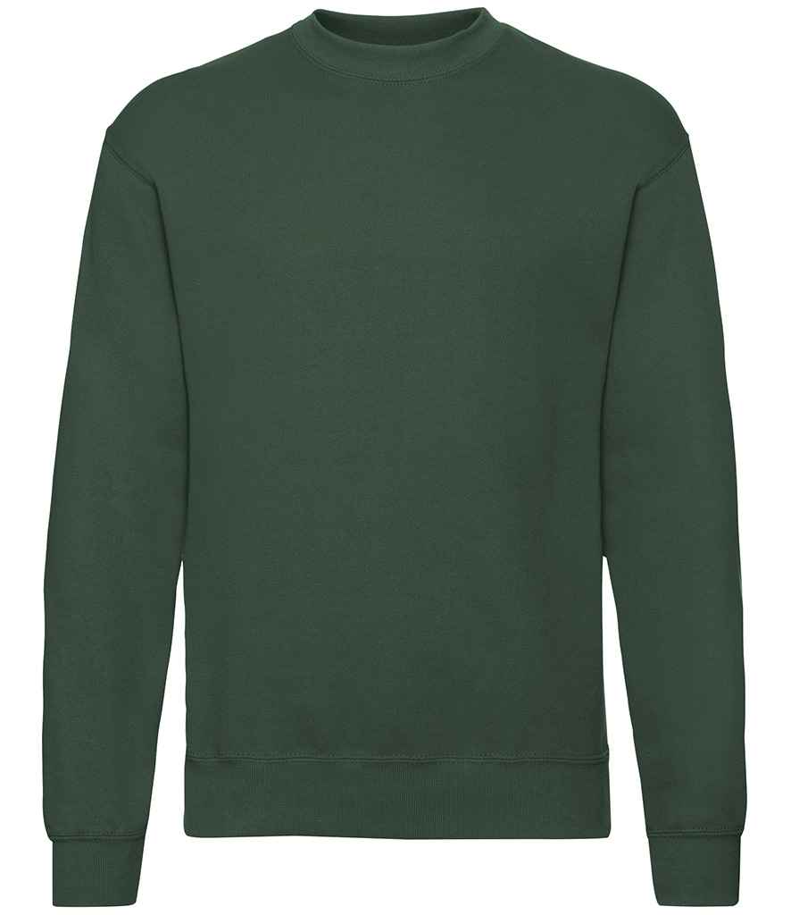 Fruit of the Loom Classic Drop Shoulder Sweatshirt - Bottle Green (SS9)