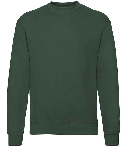 Fruit of the Loom Classic Drop Shoulder Sweatshirt - Bottle Green (SS9)