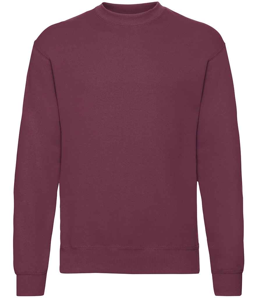 Fruit of the Loom Classic Drop Shoulder Sweatshirt - Burgundy (SS9)