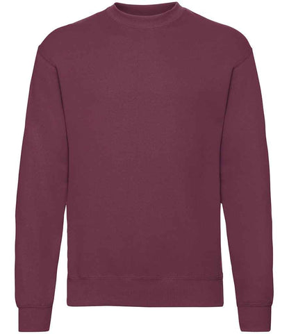 Fruit of the Loom Classic Drop Shoulder Sweatshirt - Burgundy (SS9)