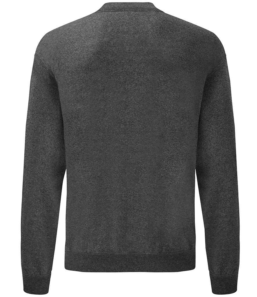 Fruit of the Loom Classic Drop Shoulder Sweatshirt - Dark Heather (SS9)