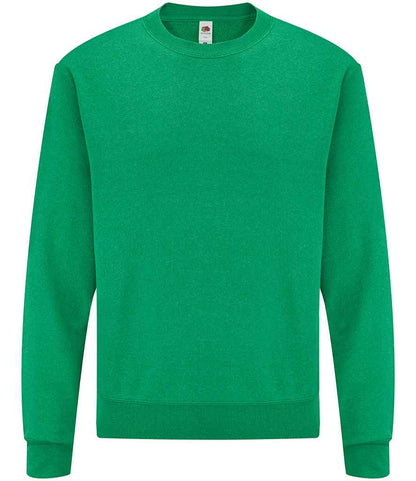 Fruit of the Loom Classic Drop Shoulder Sweatshirt - Heather Green (SS9)