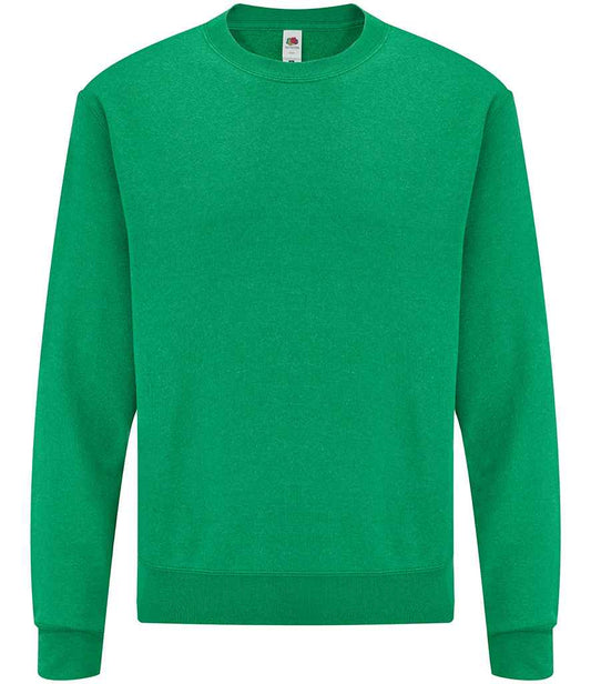 Fruit of the Loom Classic Drop Shoulder Sweatshirt - Heather Green (SS9)