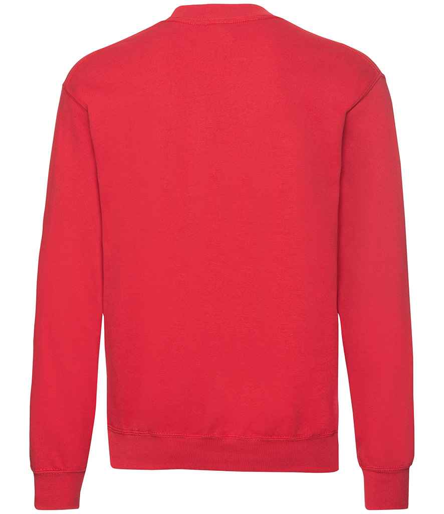 Fruit of the Loom Classic Drop Shoulder Sweatshirt - Red (SS9)