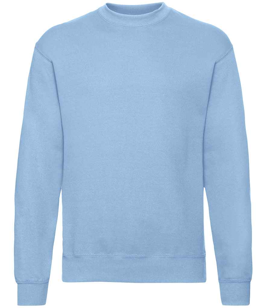 Fruit of the Loom Classic Drop Shoulder Sweatshirt - Sky Blue (SS9)