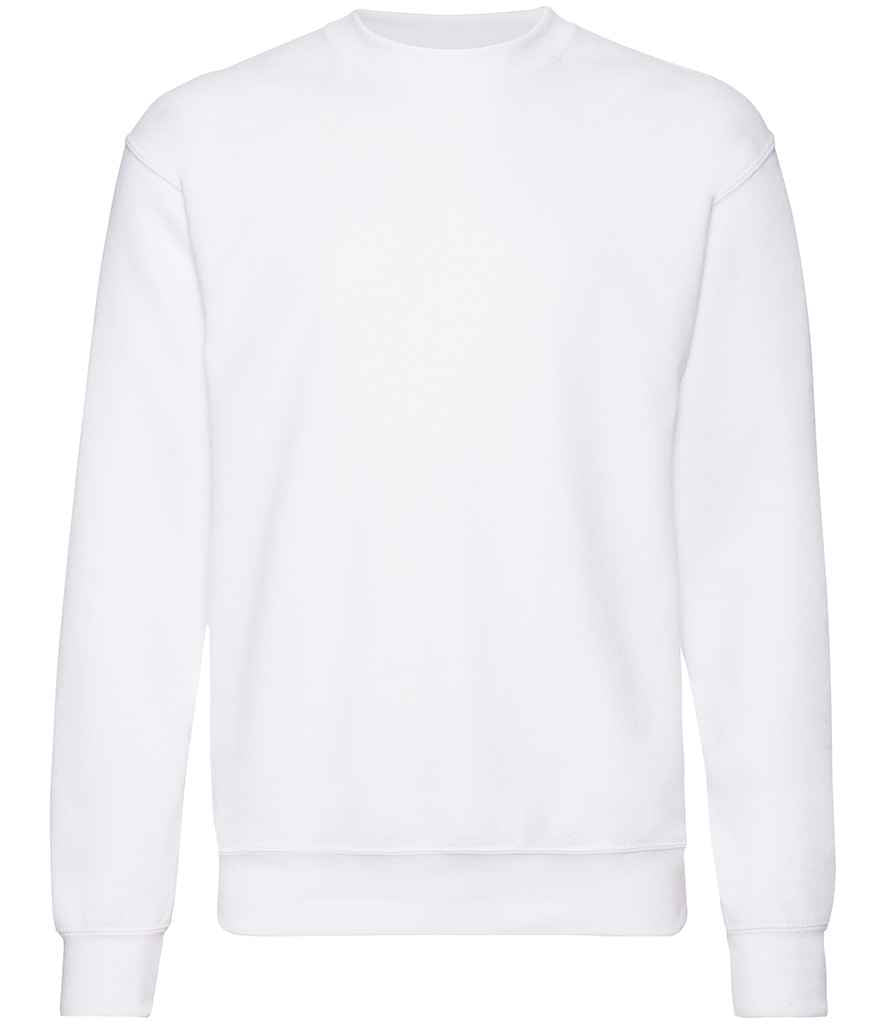 Fruit of the Loom Classic Drop Shoulder Sweatshirt - White (SS9)