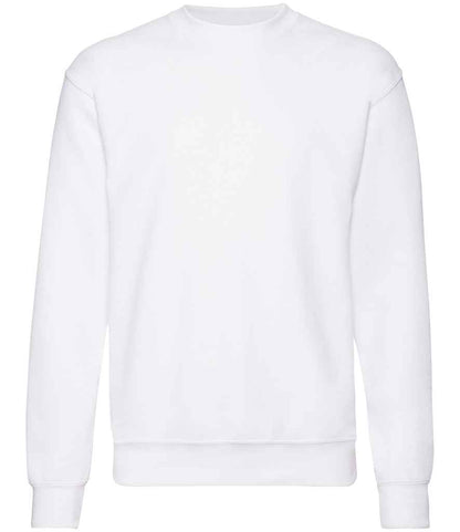 Fruit of the Loom Classic Drop Shoulder Sweatshirt - White (SS9)