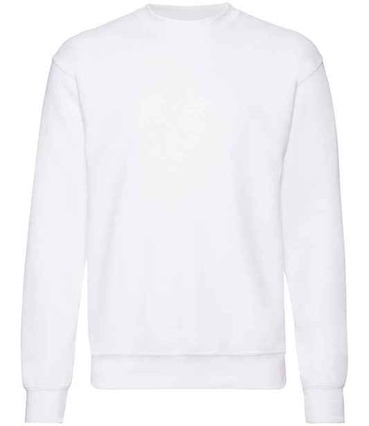 Fruit of the Loom Classic Drop Shoulder Sweatshirt - White (SS9)