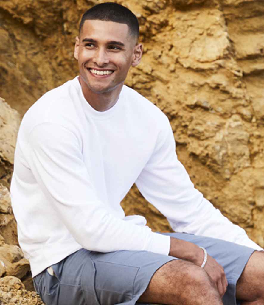 Fruit of the Loom Classic Drop Shoulder Sweatshirt - White (SS9)