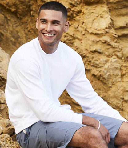 Fruit of the Loom Classic Drop Shoulder Sweatshirt - White (SS9)