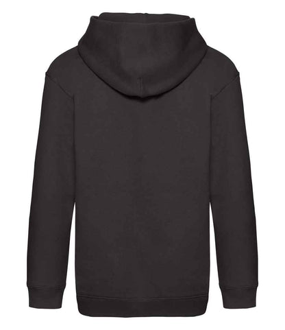 Fruit of the Loom Kids Premium Hooded Sweatshirt - Black (SSE14B)