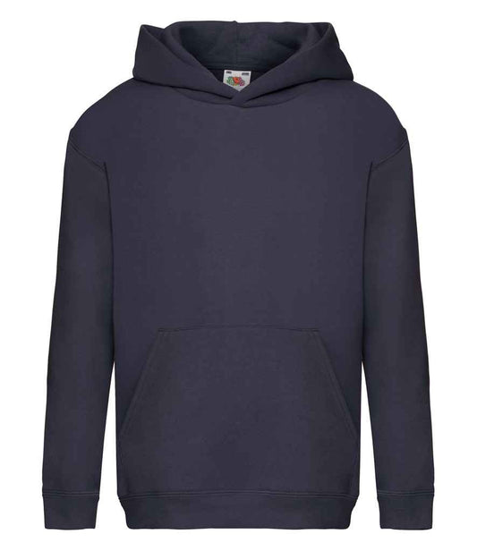 Fruit of the Loom Kids Premium Hooded Sweatshirt - Deep Navy (SSE14B)