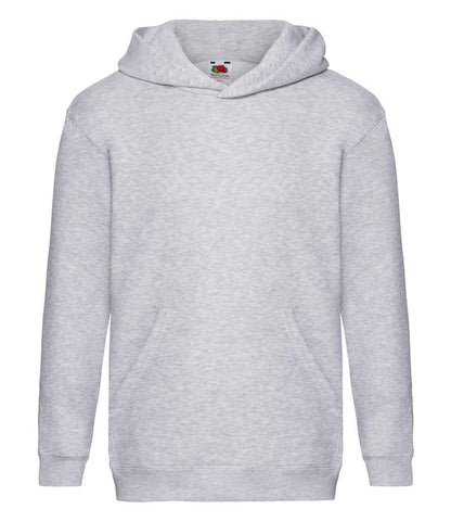Fruit of the Loom Kids Premium Hooded Sweatshirt - Heather Grey (SSE14B)