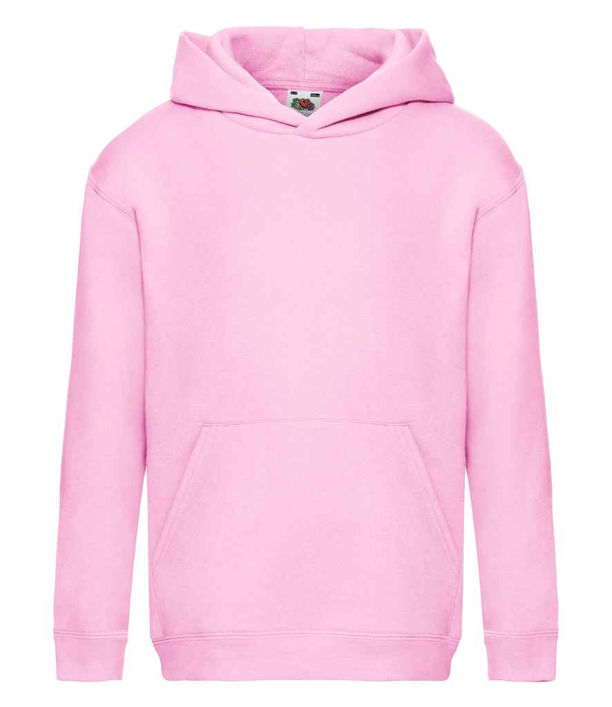 Fruit of the Loom Kids Premium Hooded Sweatshirt - Light Pink (SSE14B)