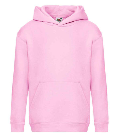 Fruit of the Loom Kids Premium Hooded Sweatshirt - Light Pink (SSE14B)