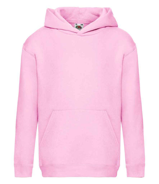 Fruit of the Loom Kids Premium Hooded Sweatshirt - Light Pink (SSE14B)
