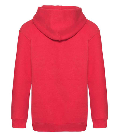 Fruit of the Loom Kids Premium Hooded Sweatshirt - Red (SSE14B)
