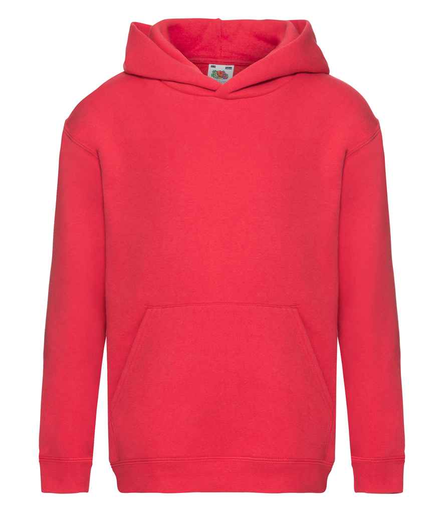 Fruit of the Loom Kids Premium Hooded Sweatshirt - Red (SSE14B)