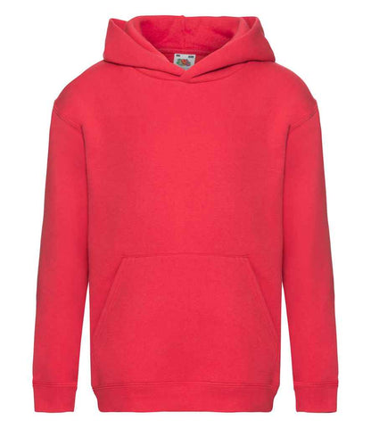 Fruit of the Loom Kids Premium Hooded Sweatshirt - Red (SSE14B)