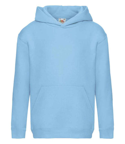 Fruit of the Loom Kids Premium Hooded Sweatshirt - Sky Blue (SSE14B)