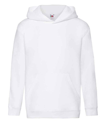 Fruit of the Loom Kids Premium Hooded Sweatshirt - White (SSE14B)