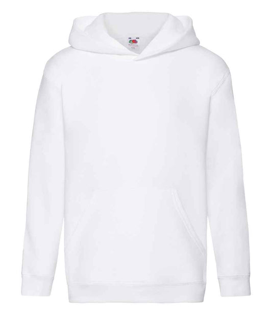 Fruit of the Loom Kids Premium Hooded Sweatshirt - White (SSE14B)