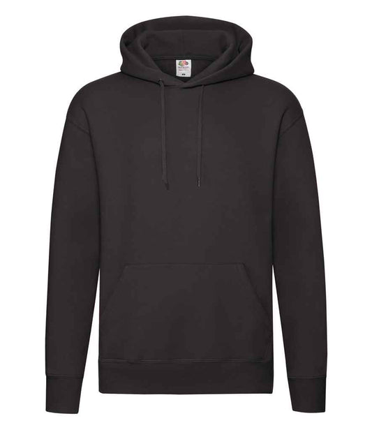 Fruit of the Loom Premium Hooded Sweatshirt - Black (SSE14)