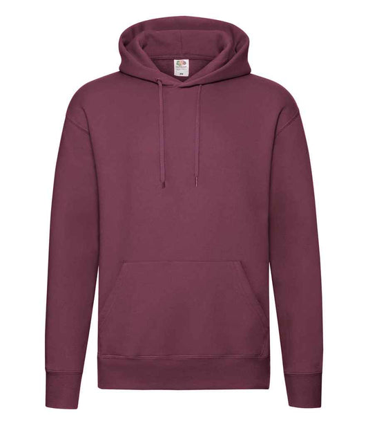 Fruit of the Loom Premium Hooded Sweatshirt - Burgundy (SSE14)