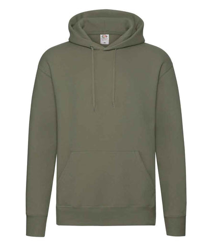 Fruit of the Loom Premium Hooded Sweatshirt - Classic Olive (SSE14)