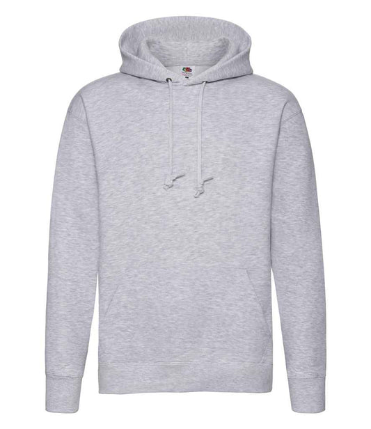 Fruit of the Loom Premium Hooded Sweatshirt - Heather Grey (SSE14)