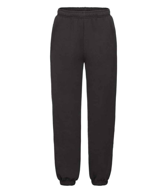 Fruit of the Loom Kids Premium Jog Pants - Black (SSE15B)