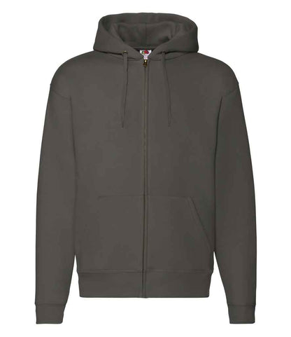Fruit of the Loom Premium Zip Hooded Sweatshirt - Charcoal (SSE16)