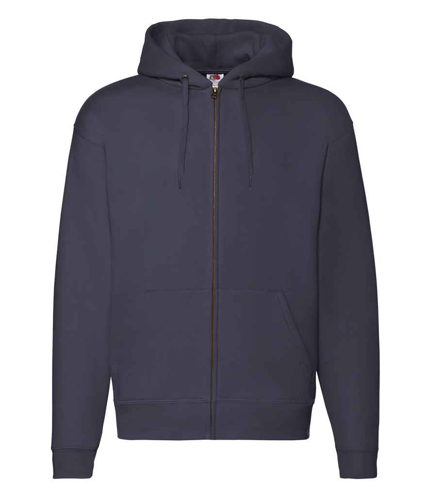 Fruit of the Loom Premium Zip Hooded Sweatshirt - Deep Navy (SSE16)