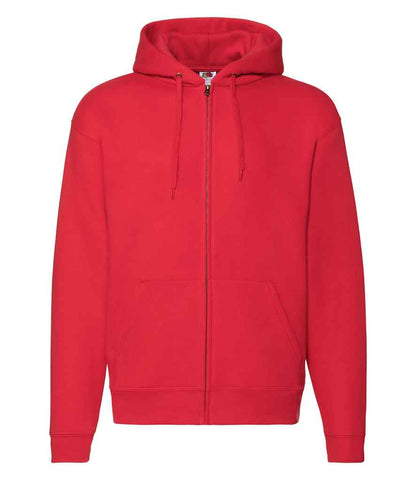 Fruit of the Loom Premium Zip Hooded Sweatshirt - Red (SSE16)