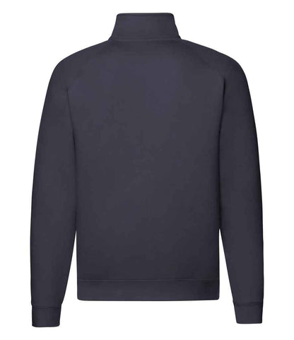 Fruit of the Loom Premium Zip Neck Sweatshirt - Deep Navy (SSE17)