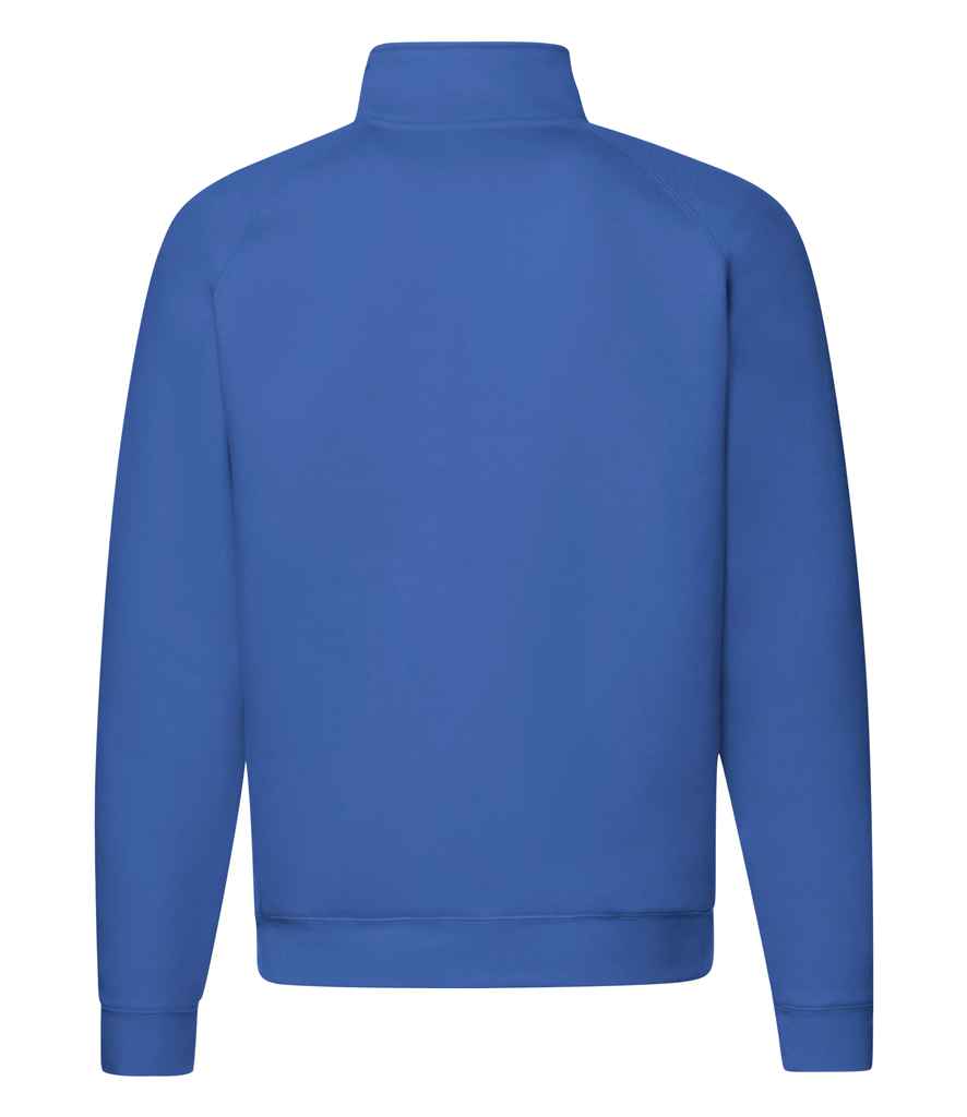 Fruit of the Loom Premium Zip Neck Sweatshirt - Royal Blue (SSE17)
