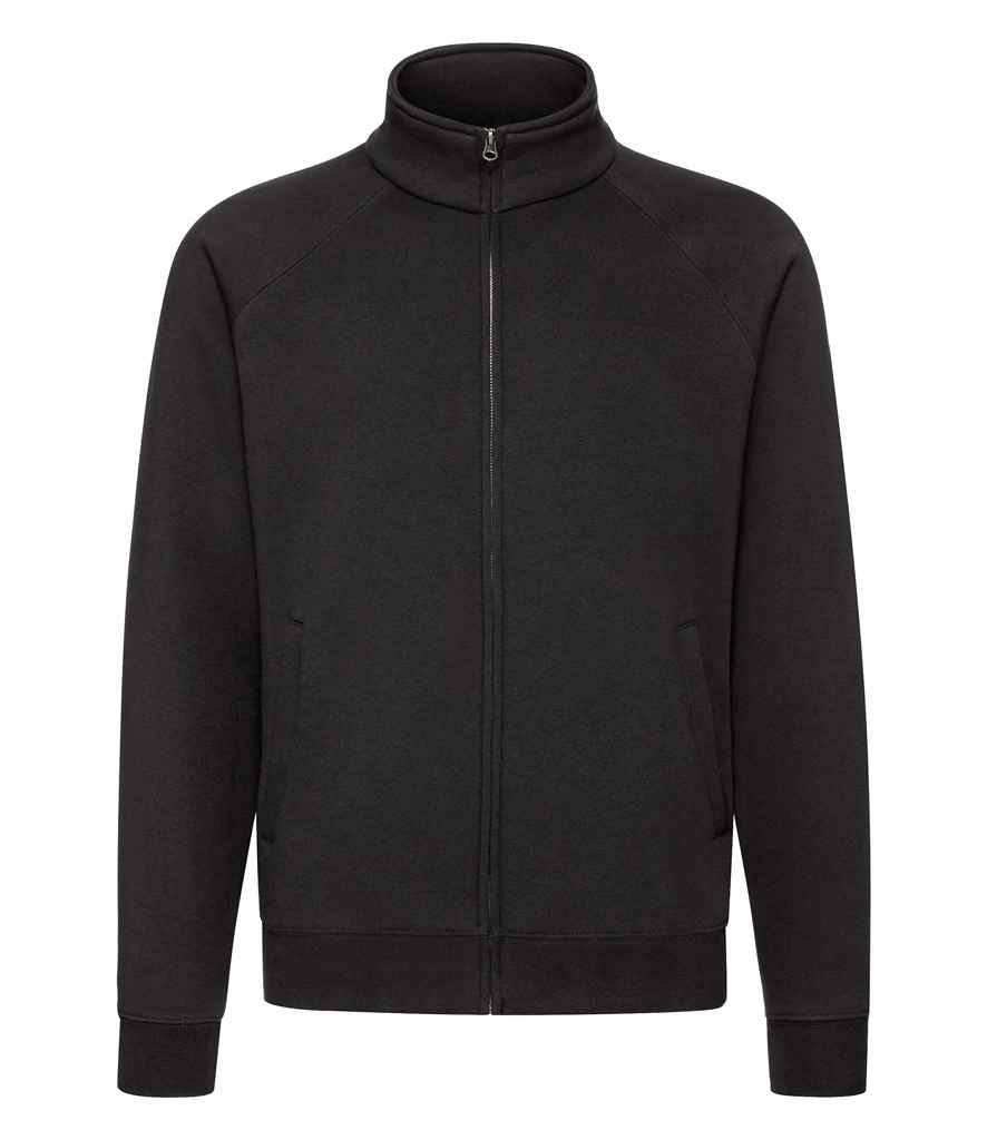 Fruit of the Loom Premium Sweat Jacket - Black (SSE92)