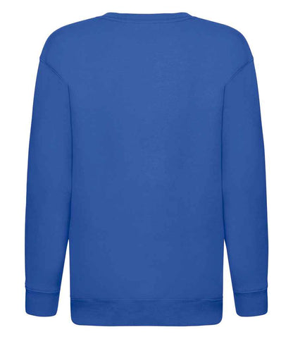 Fruit of the Loom Kids Premium Drop Shoulder Sweatshirt - Royal Blue (SSE9B)