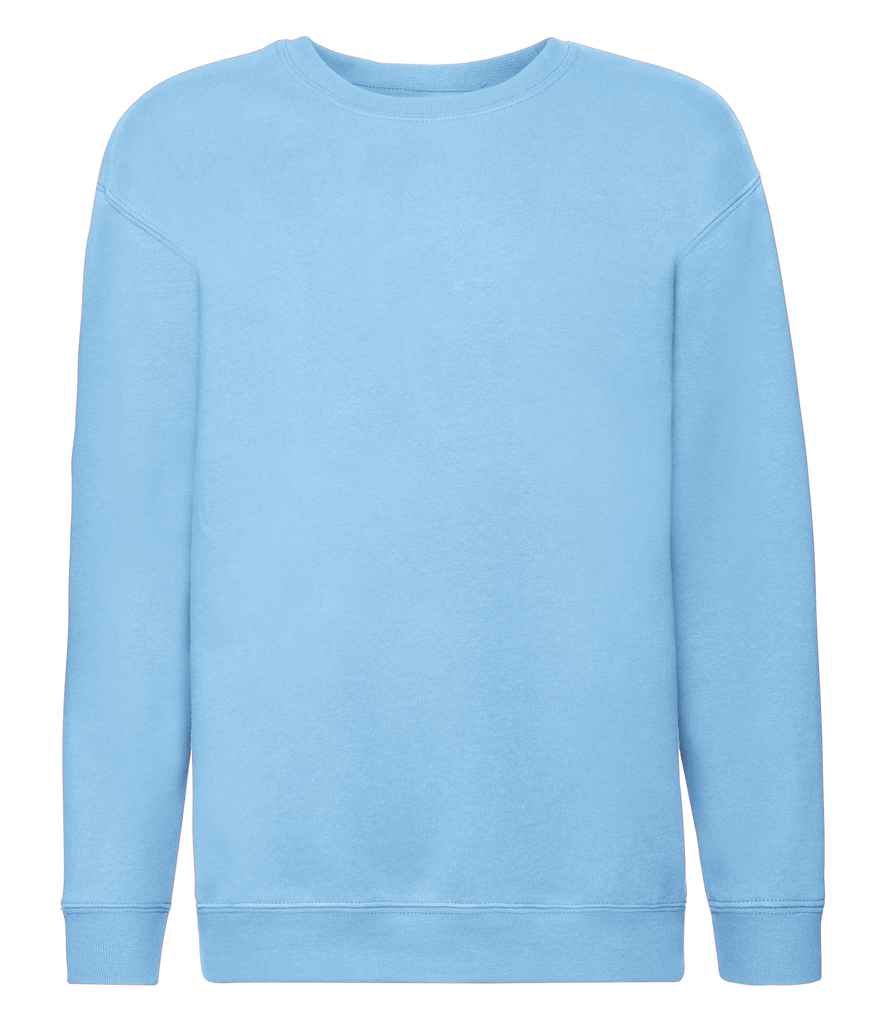 Fruit of the Loom Kids Premium Drop Shoulder Sweatshirt - Sky Blue (SSE9B)